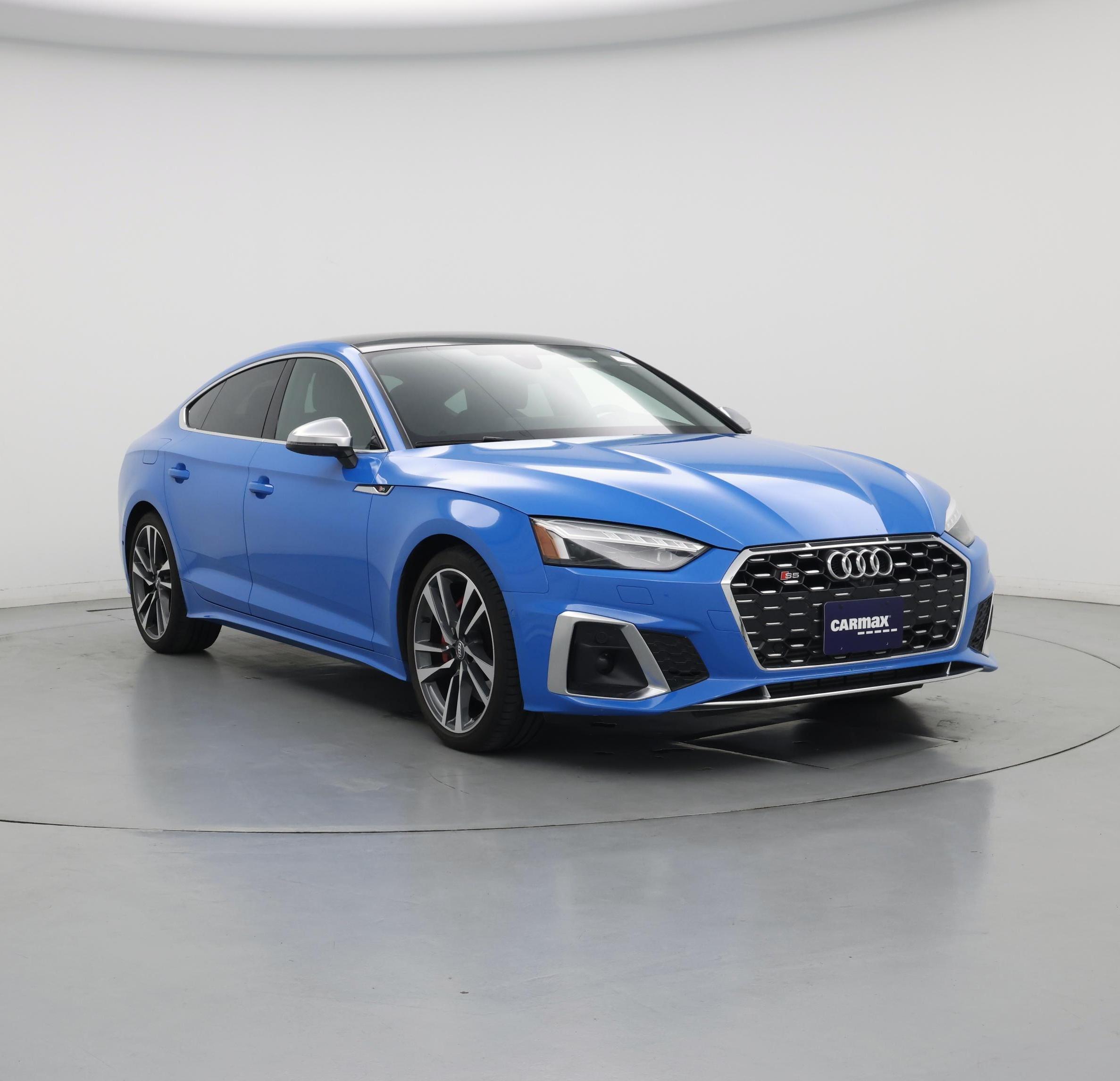 Blue 2021 Audi S5 Sportback Sedan All-Wheel Drive Automatic