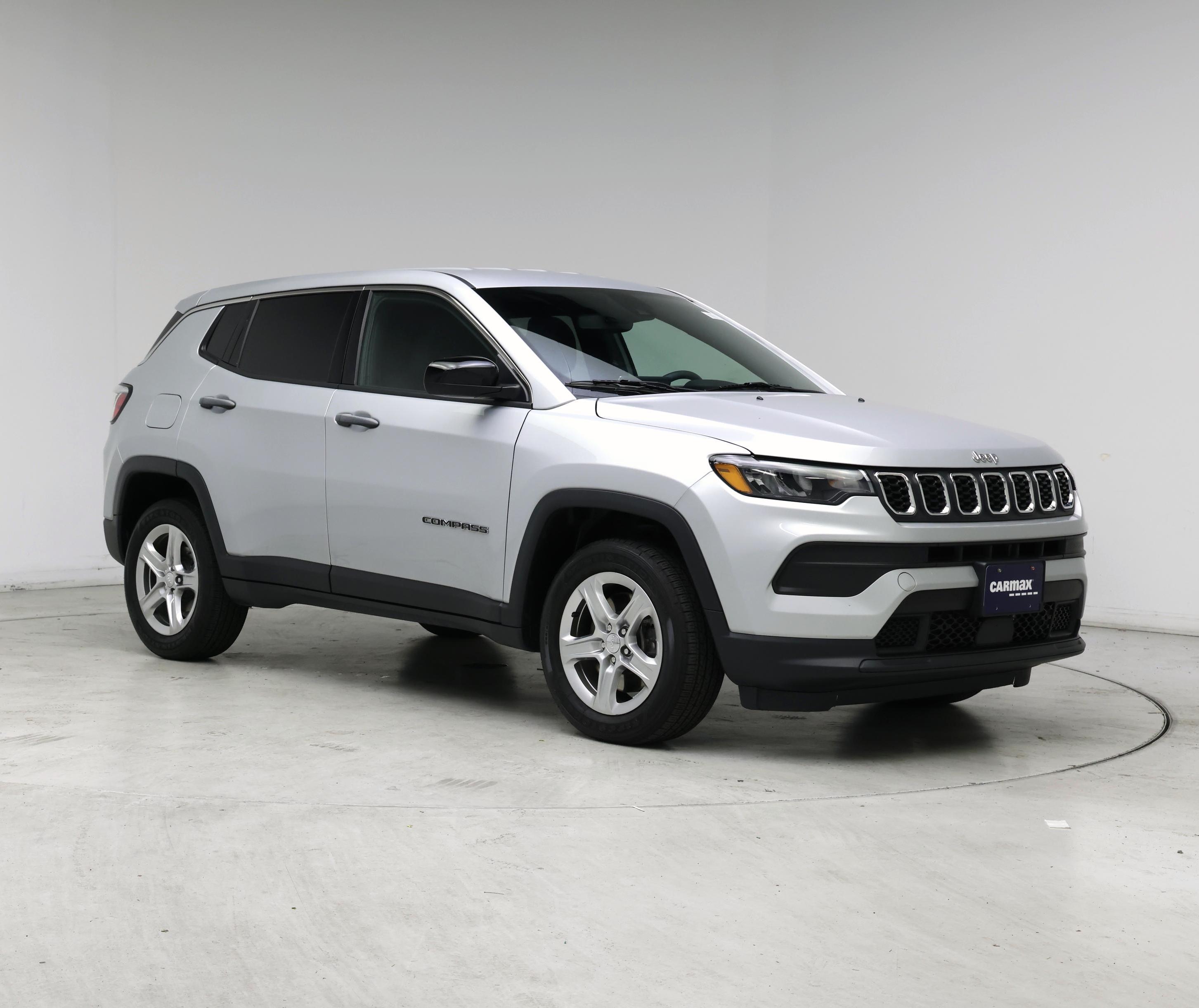 Silver 2024 Jeep Compass Sport 4WD SUV / Crossover Four-Wheel Drive Automatic