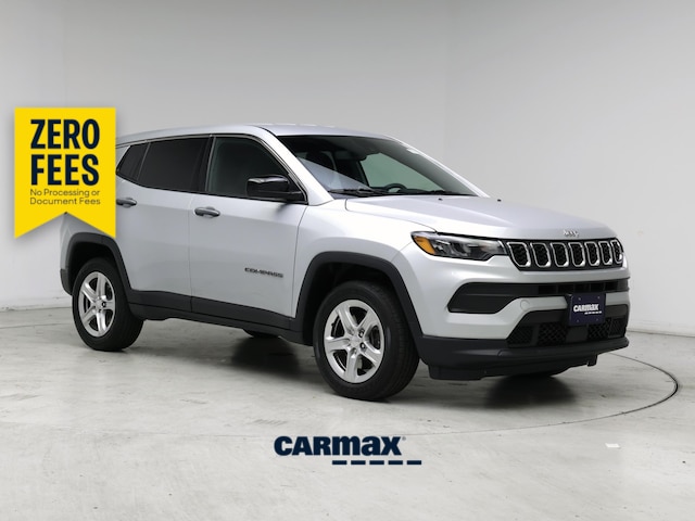 Silver 2024 Jeep Compass Sport 4WD SUV / Crossover Four-Wheel Drive Automatic