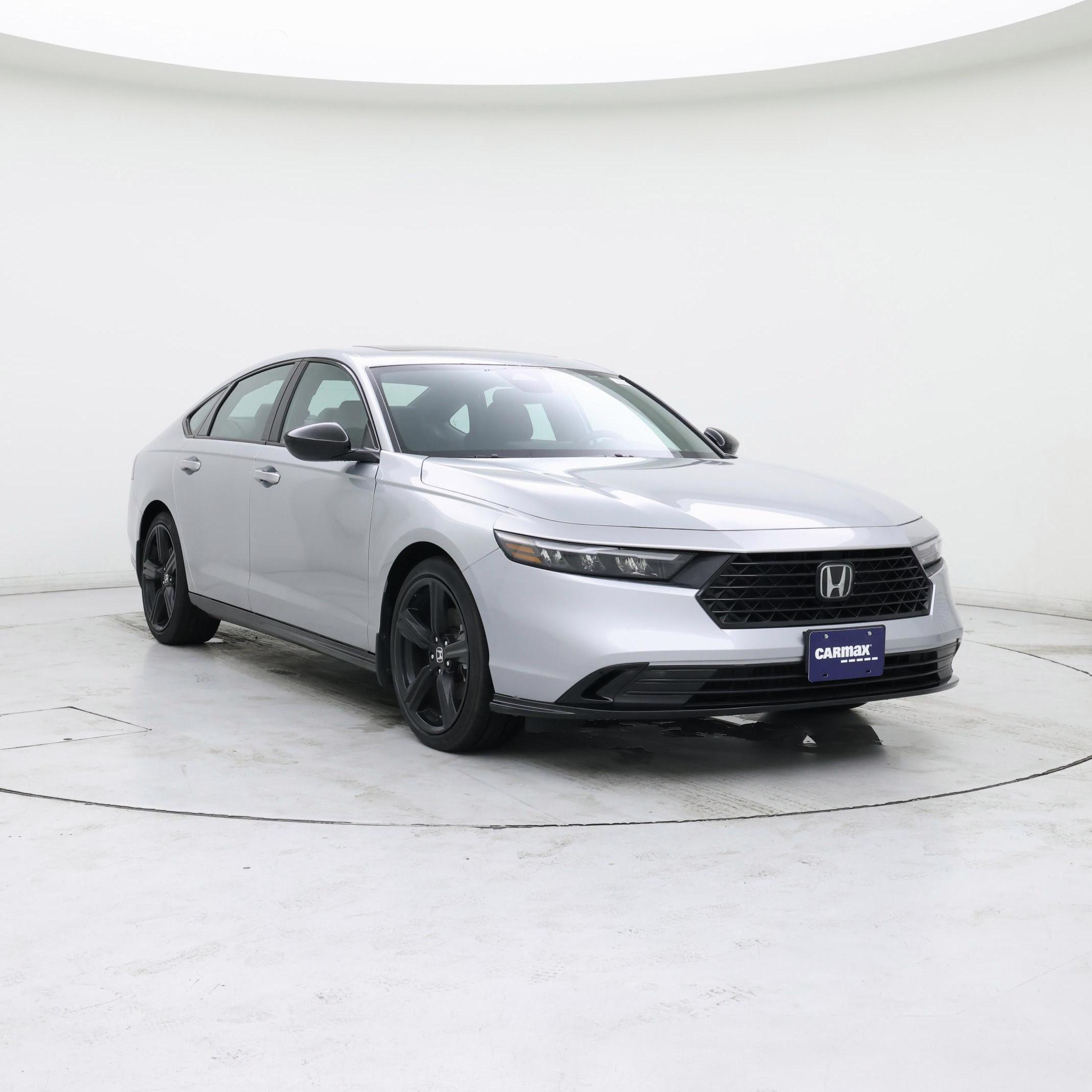 Silver 2024 Honda Accord Hybrid Sedan Front-Wheel Drive Automatic