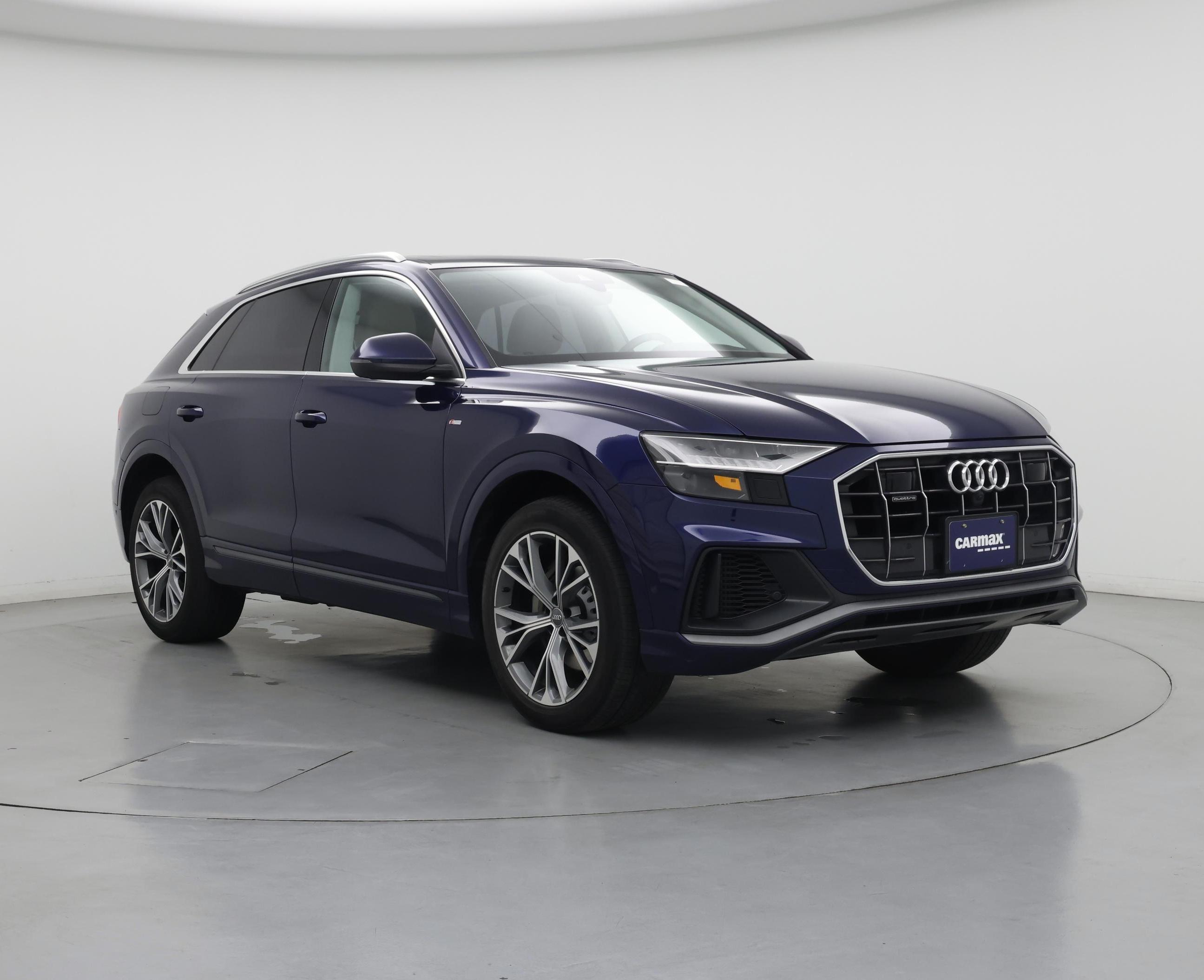 Blue 2021 Audi Q8 SUV / Crossover All-Wheel Drive Automatic