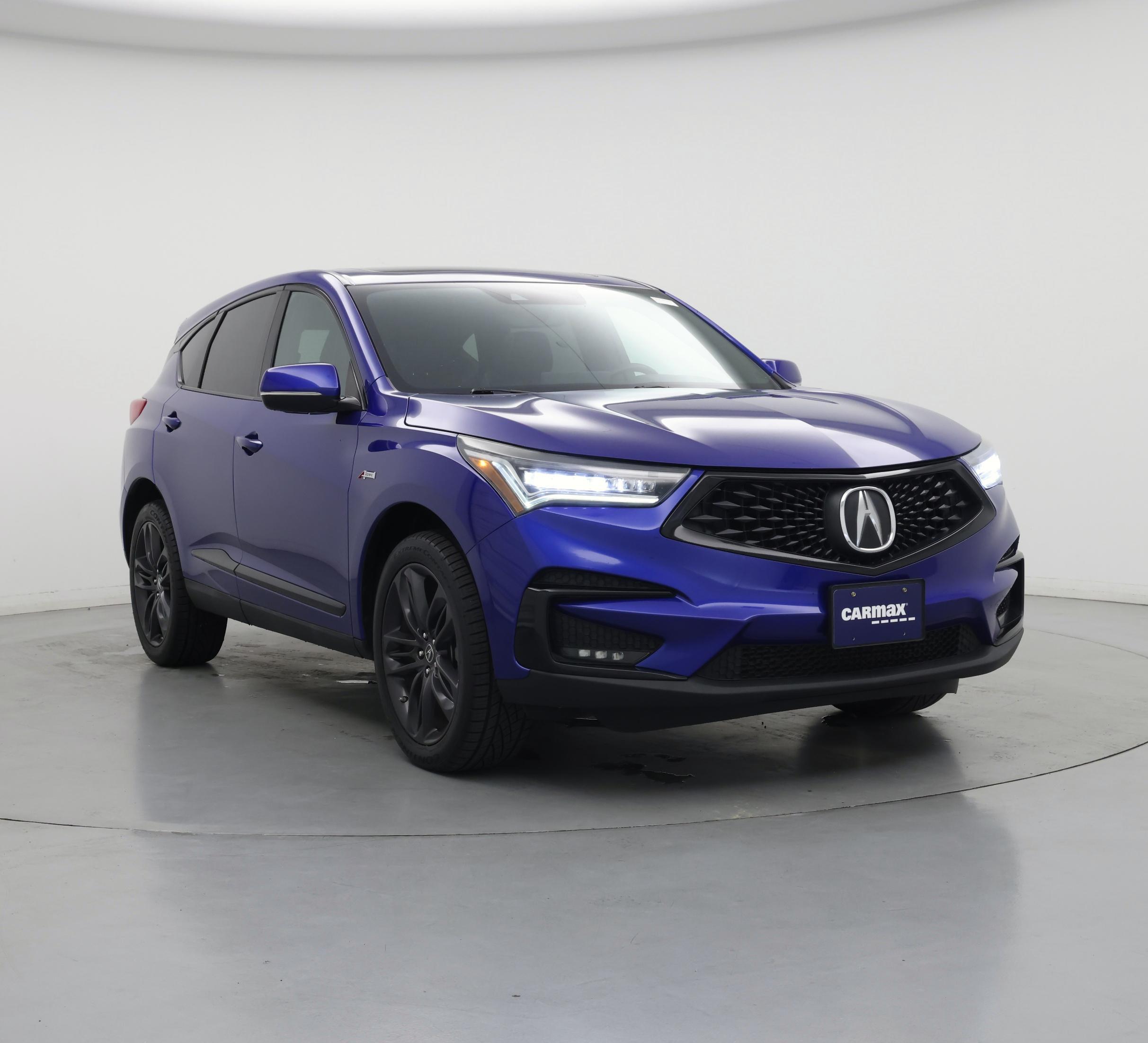 Blue 2019 Acura RDX SH-AWD with A-Spec Package SUV / Crossover All-Wheel Drive Automatic