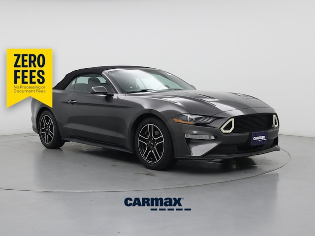 Gray 2018 Ford Mustang Convertible Rear-Wheel Drive Automatic