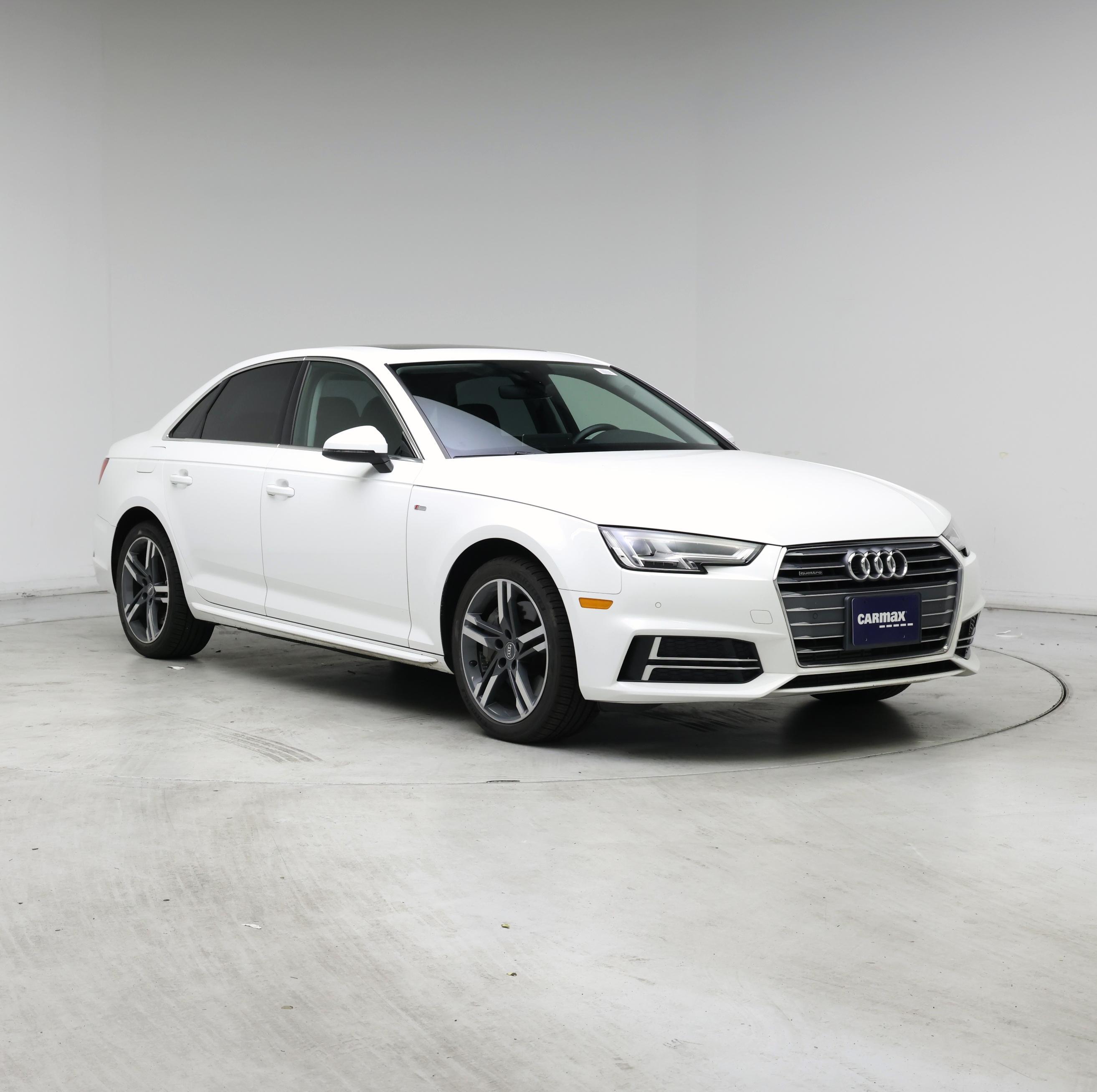 White 2017 Audi A4 Sedan All-Wheel Drive Automatic