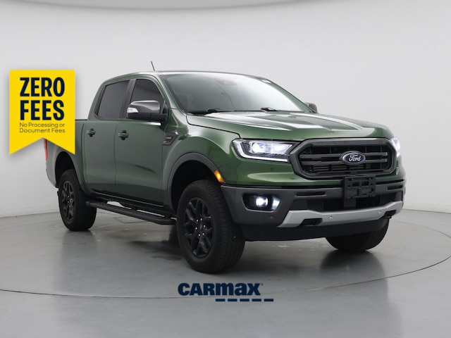 Green 2023 Ford Ranger Lariat SuperCrew 4WD Pickup Truck Four-Wheel Drive Automatic