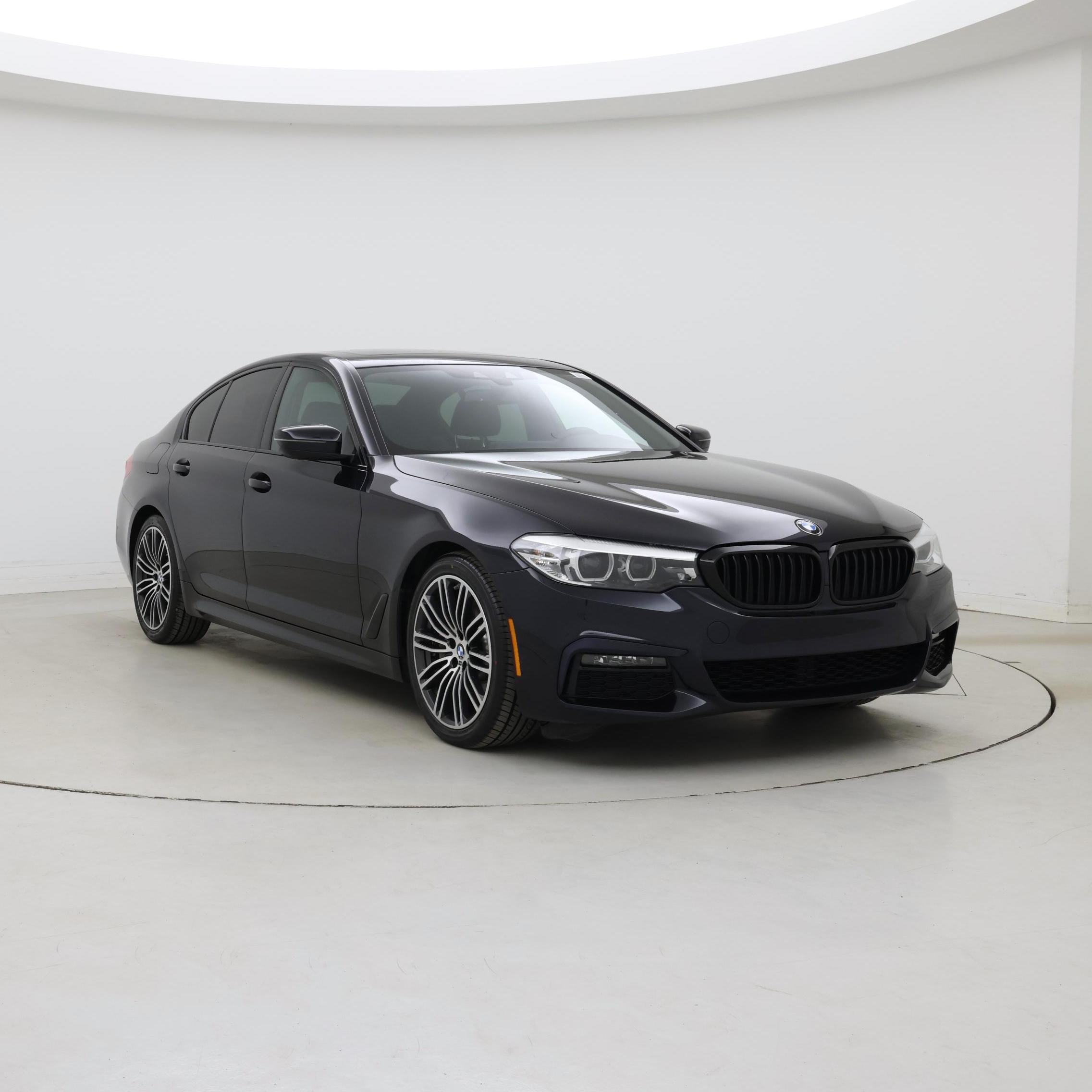 Blue 2019 BMW 5 Series Sedan All-Wheel Drive Automatic
