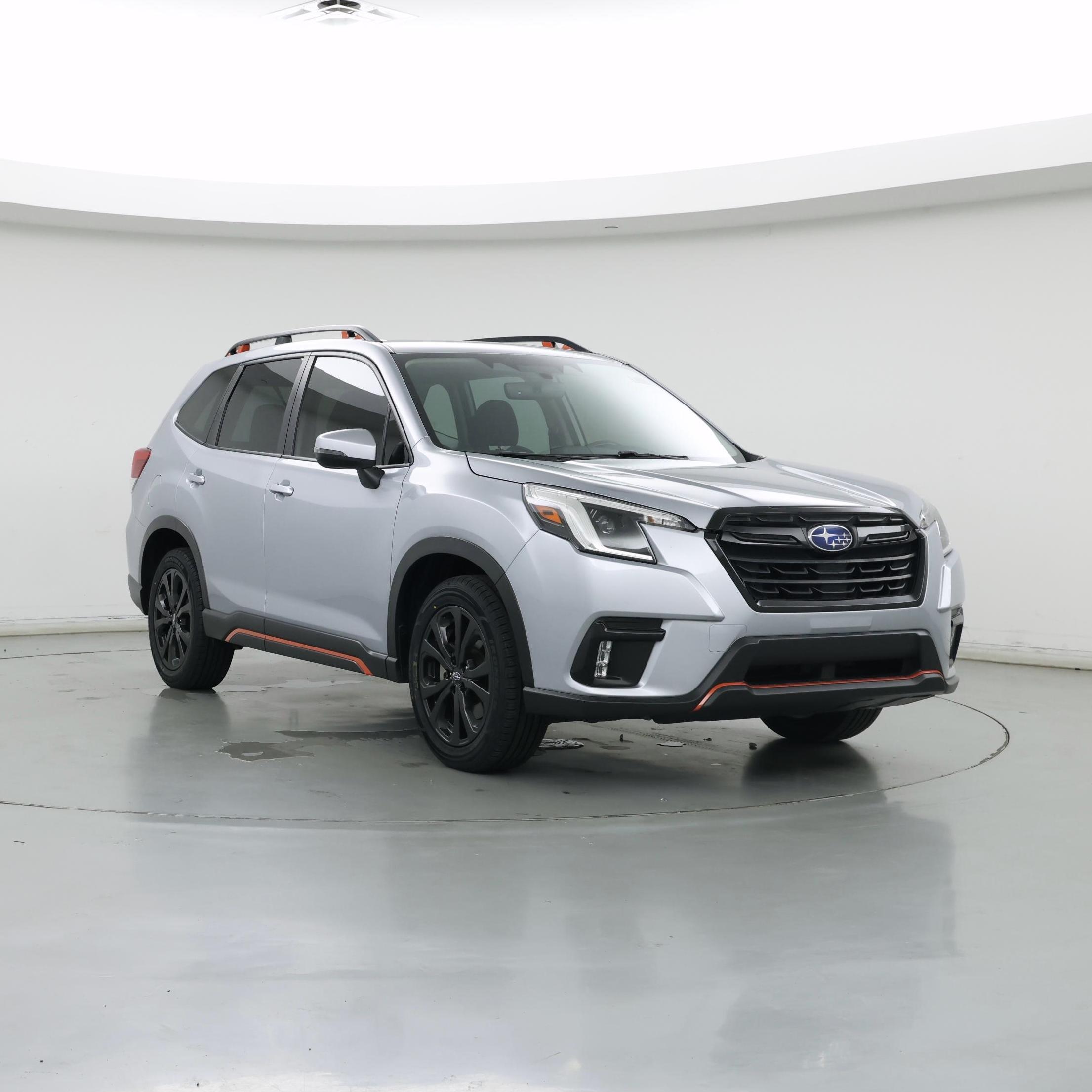 Silver 2023 Subaru Forester Sport Crossover AWD SUV / Crossover All-Wheel Drive Automatic