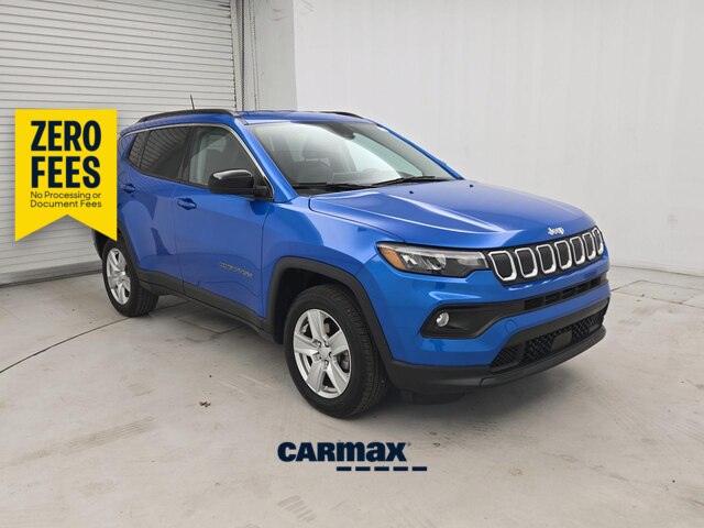 Blue 2022 Jeep Compass SUV / Crossover Four-Wheel Drive Automatic