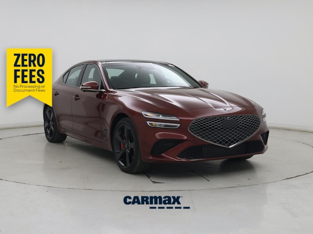 Red 2026 Genesis G70 3.3T Sport Prestige AWD Sedan All-Wheel Drive Automatic