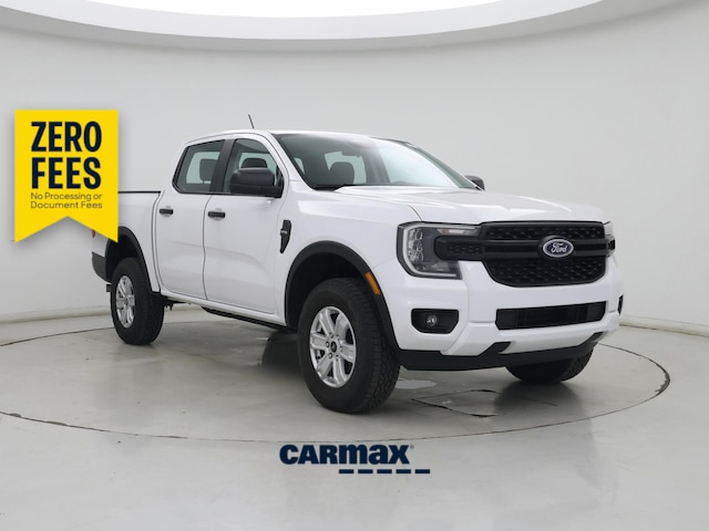 White 2025 Ford Ranger XL SuperCrew RWD Pickup Truck 4X2 Automatic