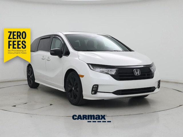 White 2023 Honda Odyssey Sport FWD Minivan Front-Wheel Drive Automatic