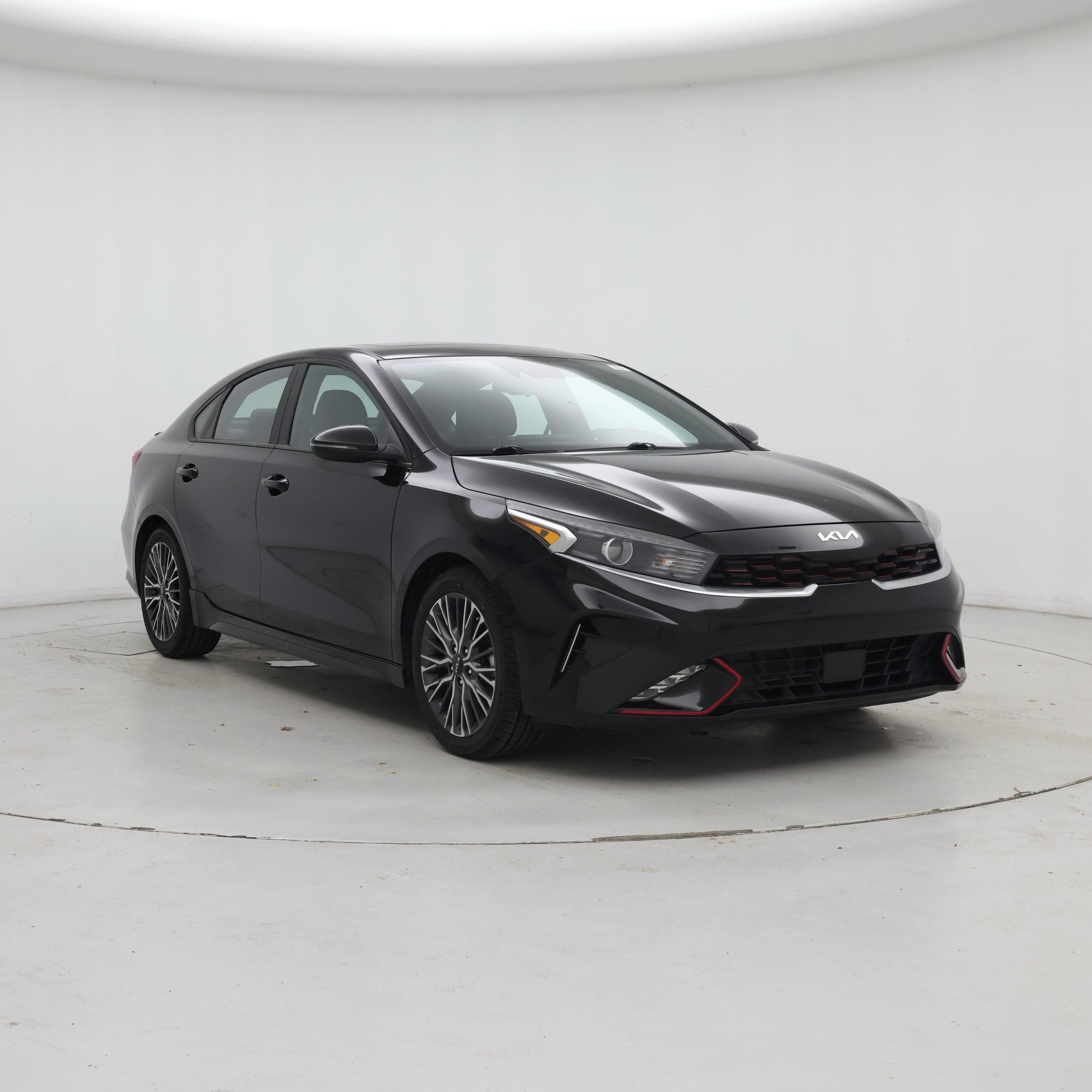 Black 2022 Kia Forte GT-Line FWD Sedan Front-Wheel Drive Automatic