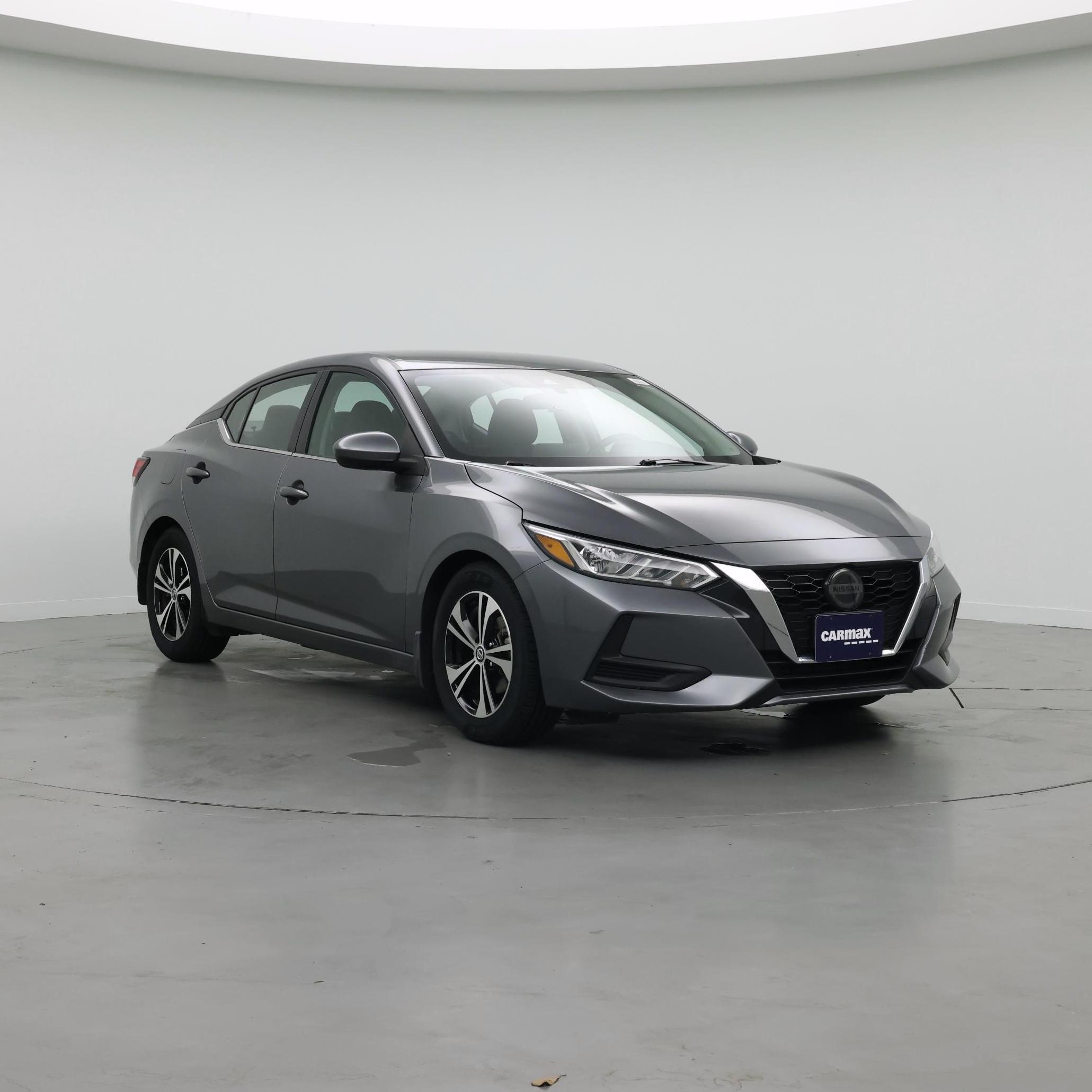 Gray 2023 Nissan Sentra SV FWD Sedan Front-Wheel Drive Automatic