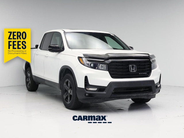 White 2022 Honda Ridgeline Pickup Truck All-Wheel Drive Automatic