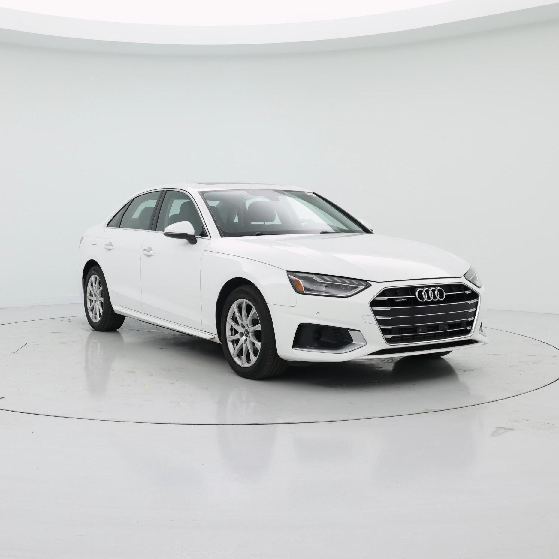 White 2023 Audi A4 Sedan All-Wheel Drive Automatic
