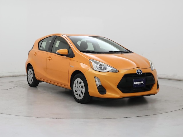 Orange 2016 Toyota Prius c Two Hatchback Front-Wheel Drive Automatic