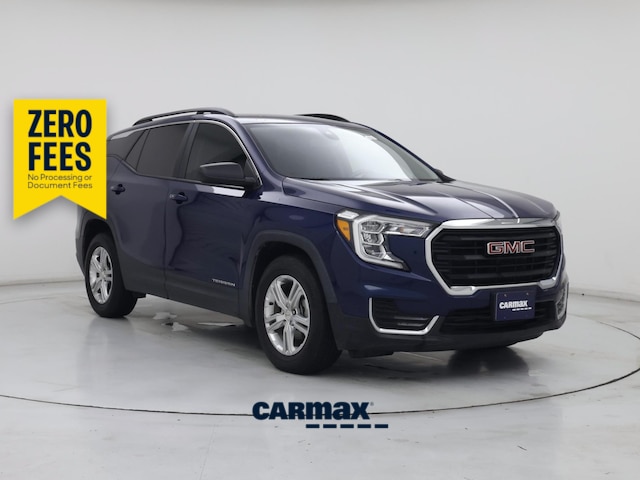 Blue 2022 GMC Terrain SUV / Crossover Front-Wheel Drive Automatic