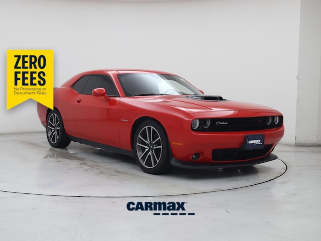 Red 2022 Dodge Challenger R/T RWD Coupe Rear-Wheel Drive Manual