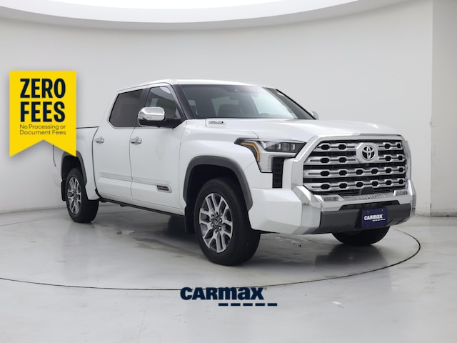 White 2025 Toyota Tundra Hybrid 1794 Edition HV CrewMax Cab 4WD Pickup Truck Four-Wheel Drive Automatic