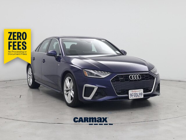Blue 2023 Audi A4 Sedan All-Wheel Drive Automatic