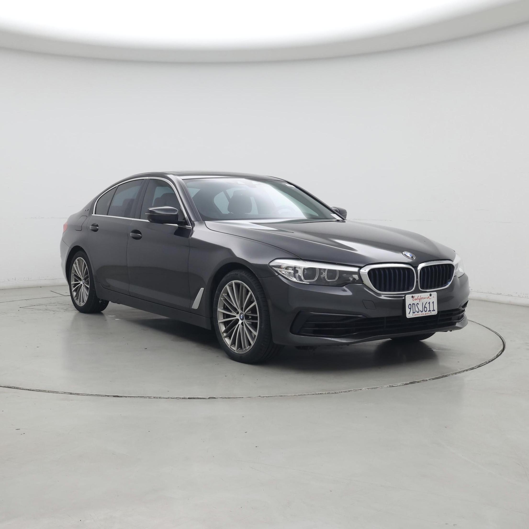 Black 2019 BMW 5 Series Sedan All-Wheel Drive Automatic