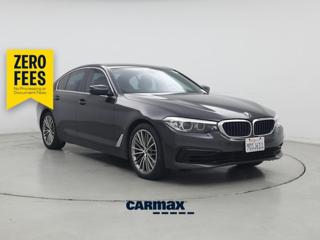 Black 2019 BMW 5 Series Sedan All-Wheel Drive Automatic