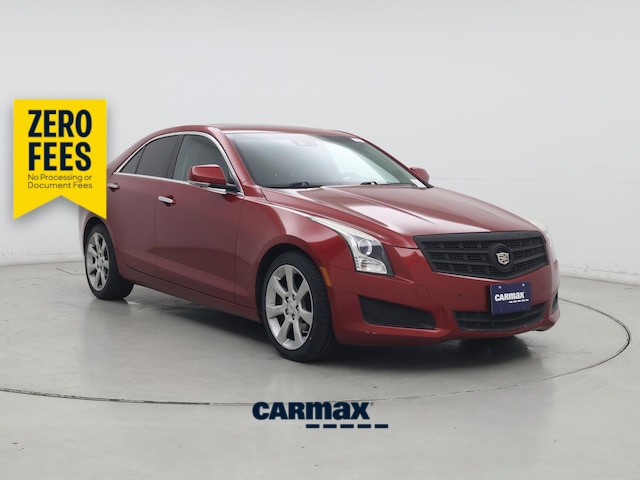 Red 2014 Cadillac ATS 2.0T Luxury RWD Sedan Rear-Wheel Drive Automatic