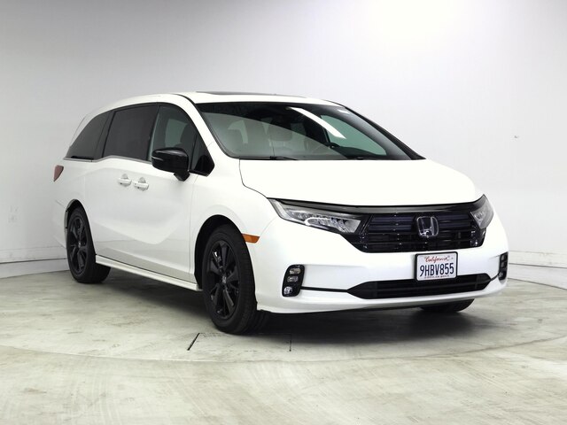 White 2023 Honda Odyssey Sport FWD Minivan Front-Wheel Drive Automatic