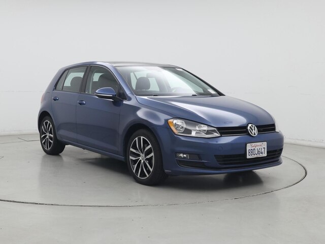 Blue 2017 Volkswagen Golf TSI SE 4-Door FWD Hatchback Front-Wheel Drive Automatic