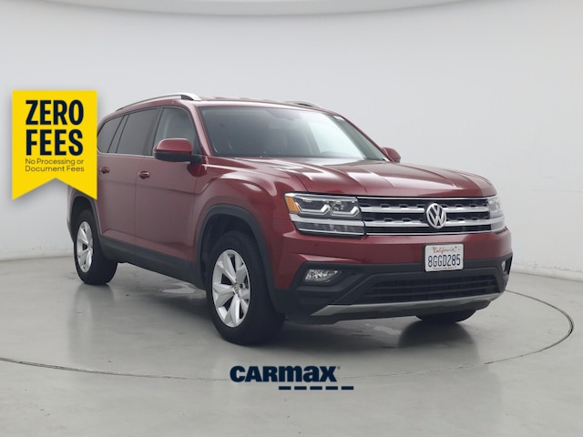 Red 2018 Volkswagen Atlas SUV / Crossover Front-Wheel Drive Automatic