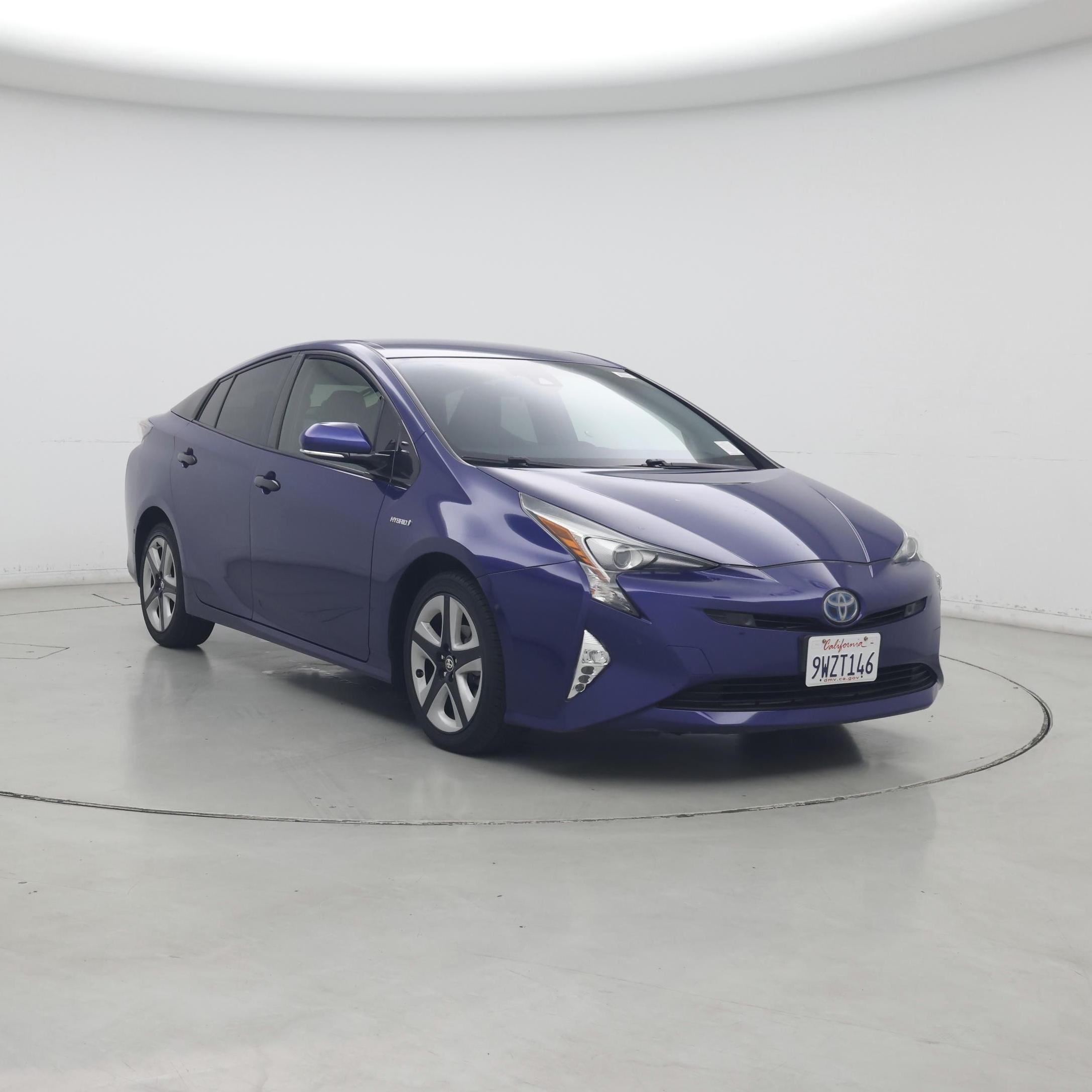 Blue 2018 Toyota Prius Hatchback Front-Wheel Drive Automatic