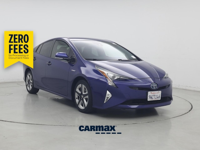 Blue 2018 Toyota Prius Hatchback Front-Wheel Drive Automatic
