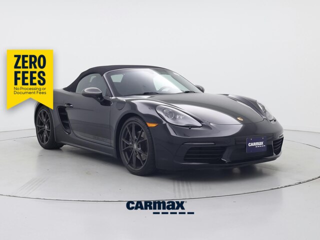 Black 2023 Porsche 718 Boxster Convertible Rear-Wheel Drive Automatic