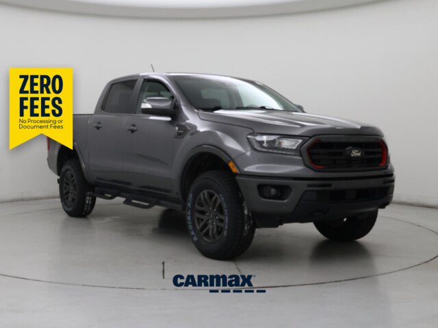 Gray 2021 Ford Ranger Pickup Truck Four-Wheel Drive Automatic