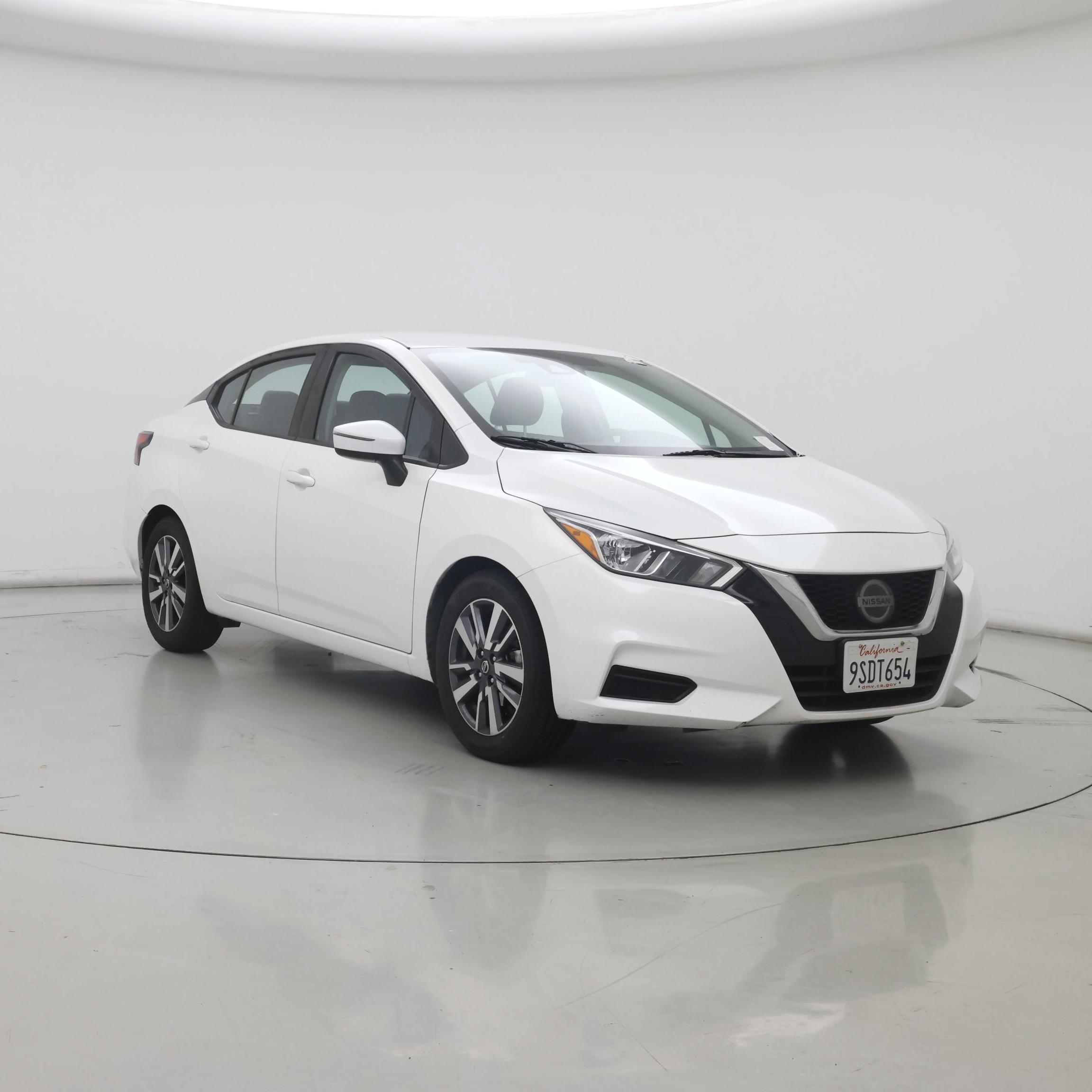 White 2020 Nissan Versa Sedan Front-Wheel Drive Automatic