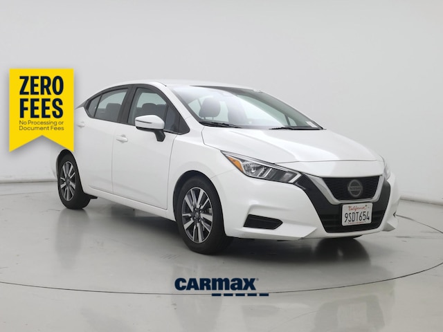 White 2020 Nissan Versa Sedan Front-Wheel Drive Automatic