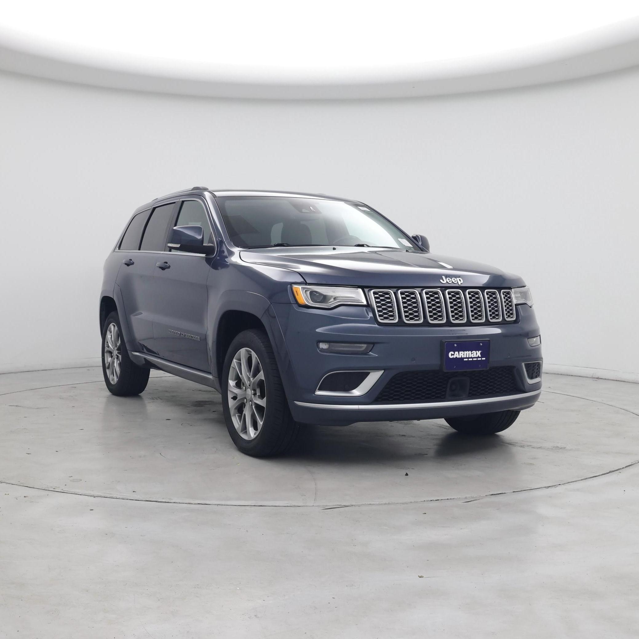 Blue 2021 Jeep Grand Cherokee SUV / Crossover Four-Wheel Drive Automatic