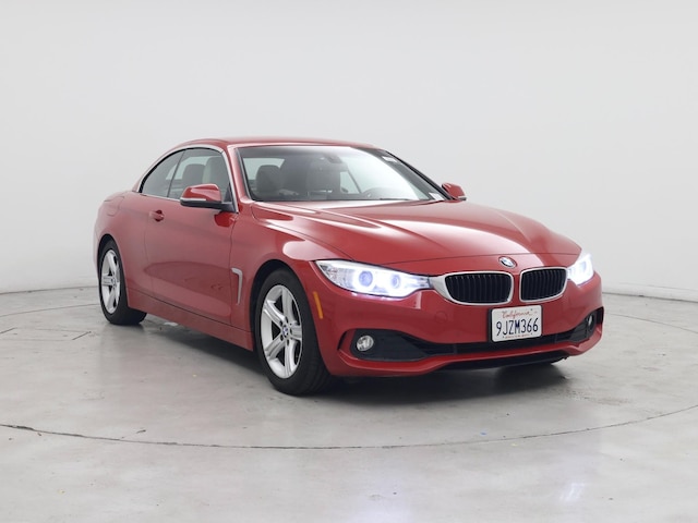 Red 2015 BMW 4 Series 428i Convertible RWD Convertible Rear-Wheel Drive Automatic
