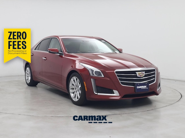 Red 2016 Cadillac CTS 3.6L Luxury RWD Sedan Rear-Wheel Drive Automatic