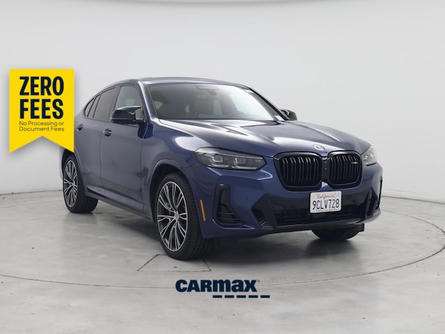 Blue 2022 BMW X4 SUV / Crossover All-Wheel Drive Automatic