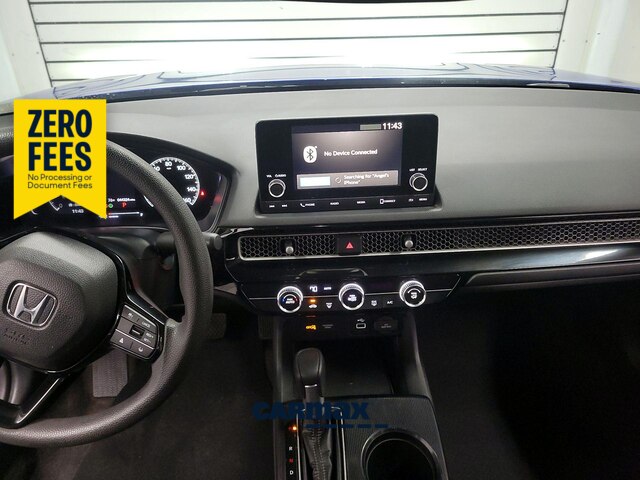 Blue 2022 Honda Civic Sedan Front-Wheel Drive Automatic