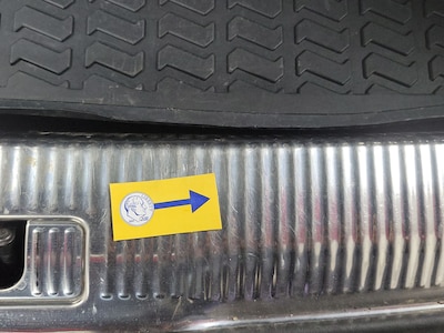 Trunk Rear row Cosmetic Imperfection