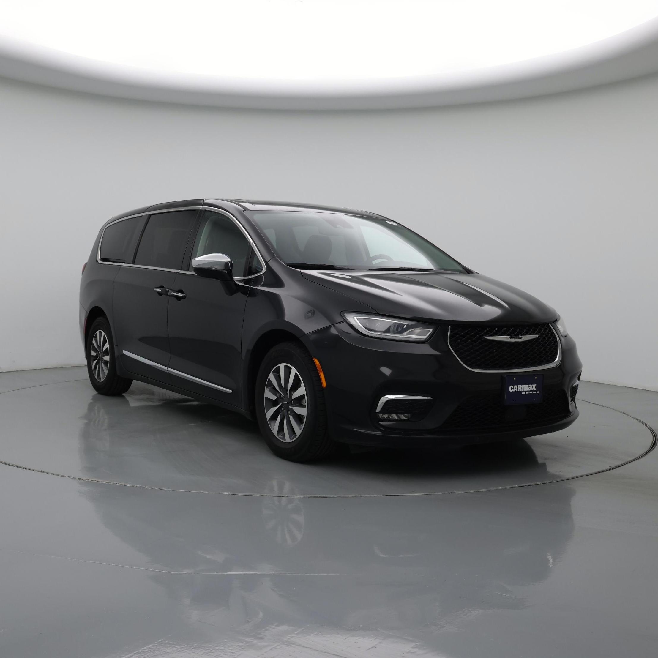 Black 2023 Chrysler Pacifica Hybrid Minivan Front-Wheel Drive Automatic