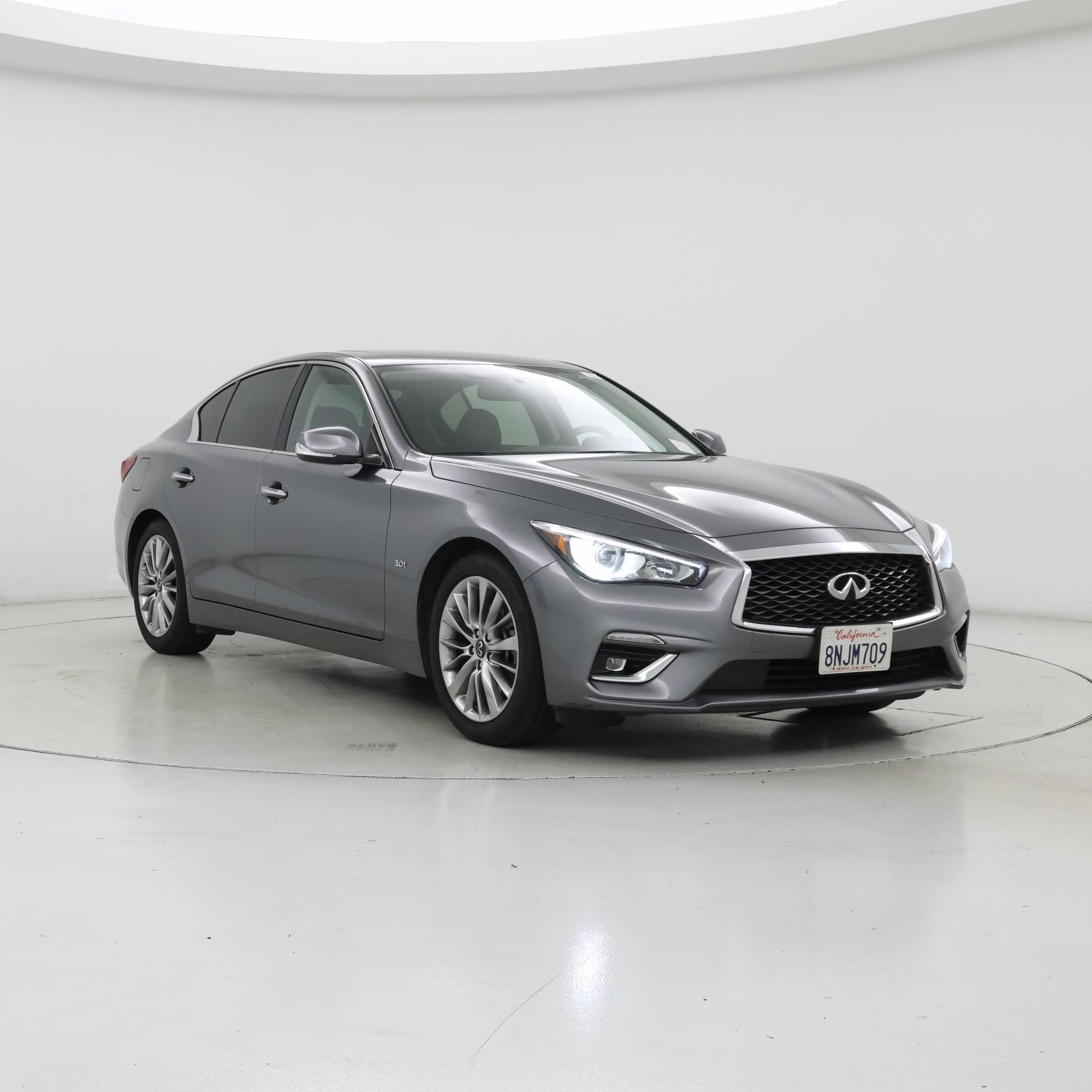Gray 2020 INFINITI Q50 Sedan Rear-Wheel Drive Automatic