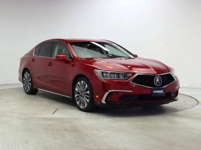 Red 2018 Acura RLX FWD with Technology Package Sedan Front-Wheel Drive Automatic