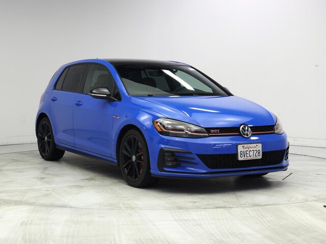 Blue 2021 Volkswagen Golf GTI 2.0T SE FWD Hatchback Front-Wheel Drive Automatic