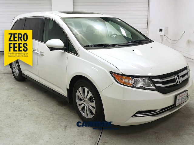 White 2015 Honda Odyssey Minivan Front-Wheel Drive Automatic