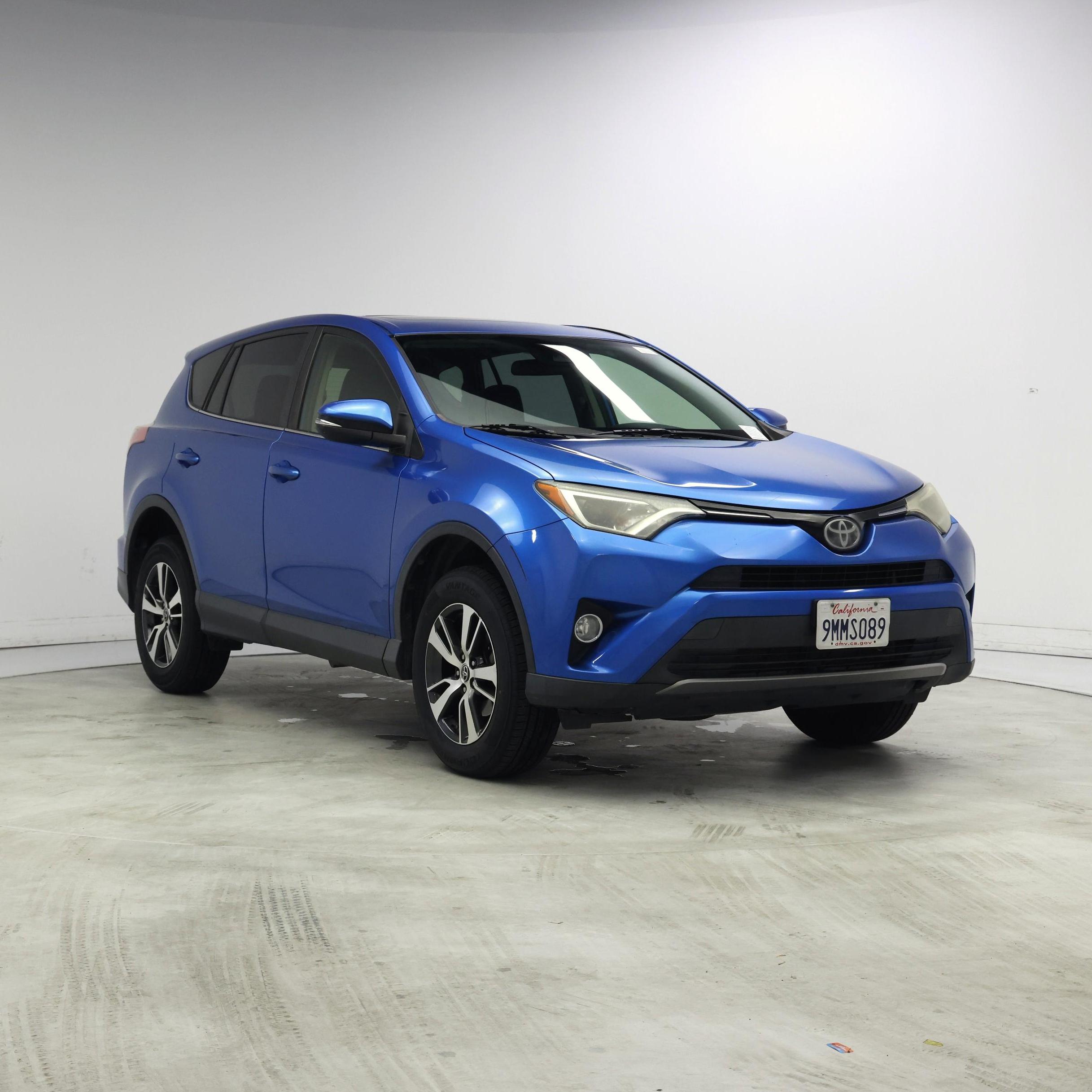 Blue 2018 Toyota RAV4 SUV / Crossover Front-Wheel Drive Automatic