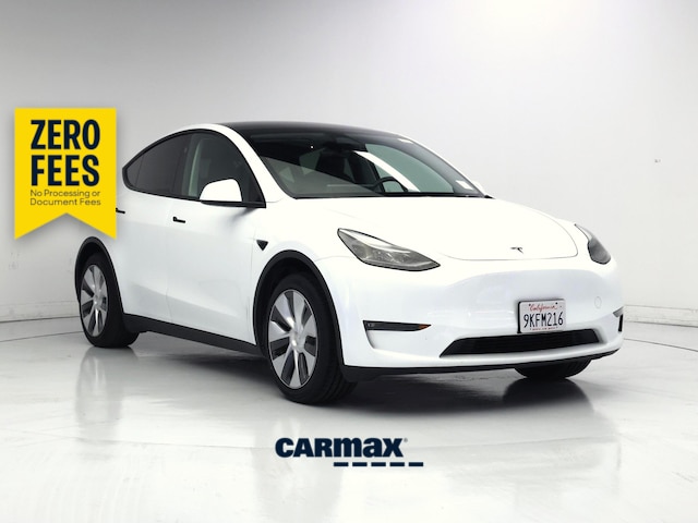 White 2023 Tesla Model Y SUV / Crossover Rear-Wheel Drive Automatic