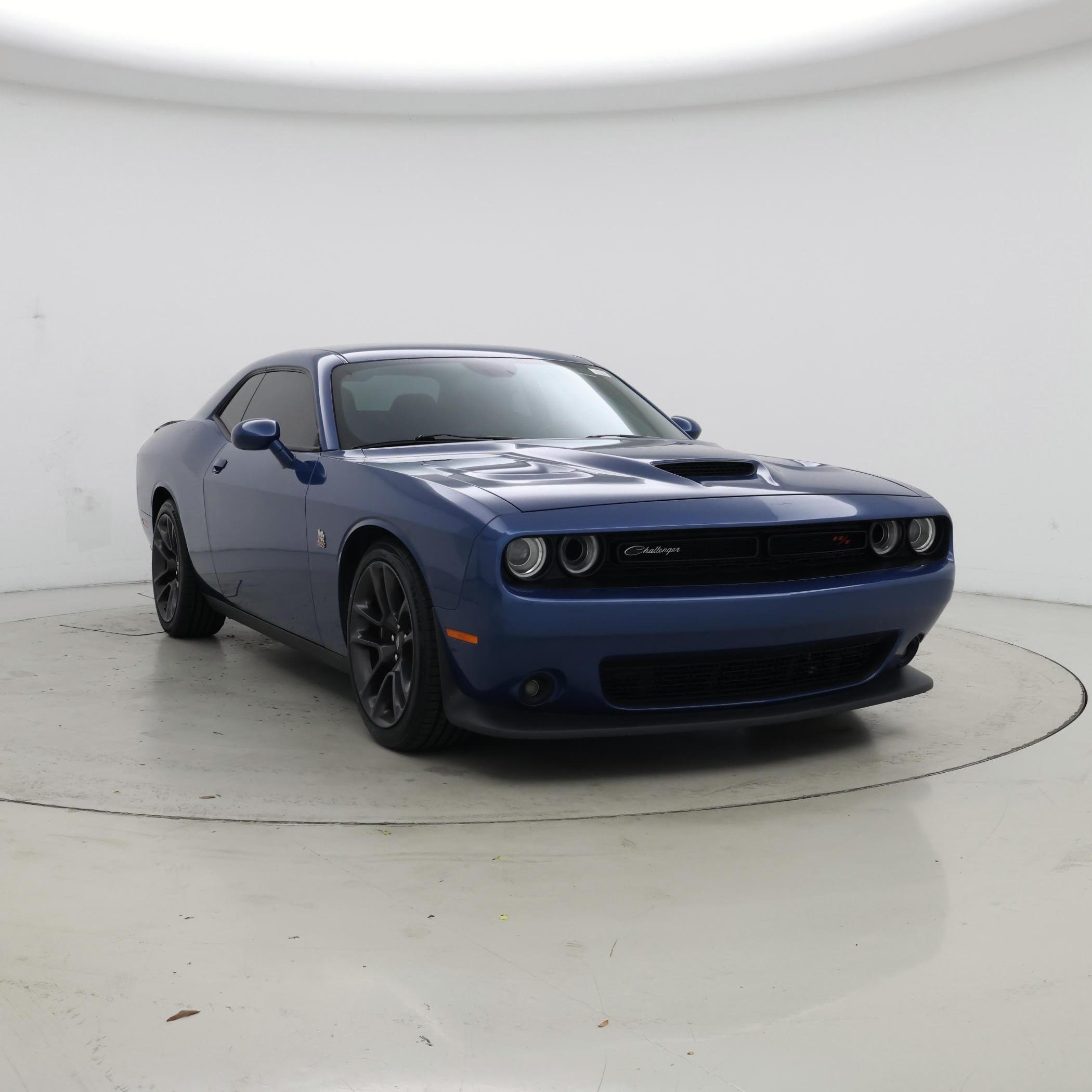 Blue 2021 Dodge Challenger Coupe Rear-Wheel Drive Manual